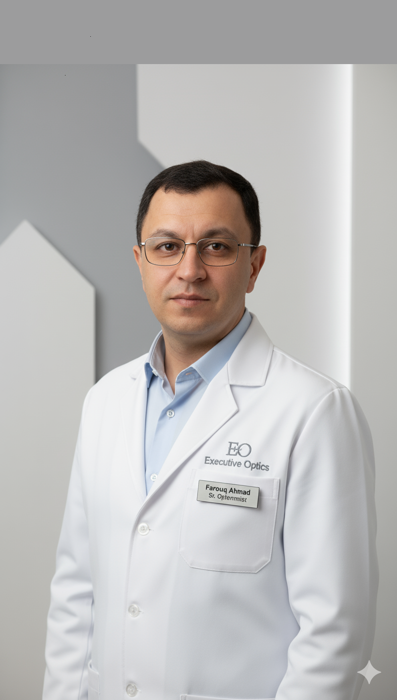 Farouq Ahmad- Senior Optometrist